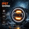 Jeep Wrangler JL headlights IP67 waterproof rating for rain and wet trail driving