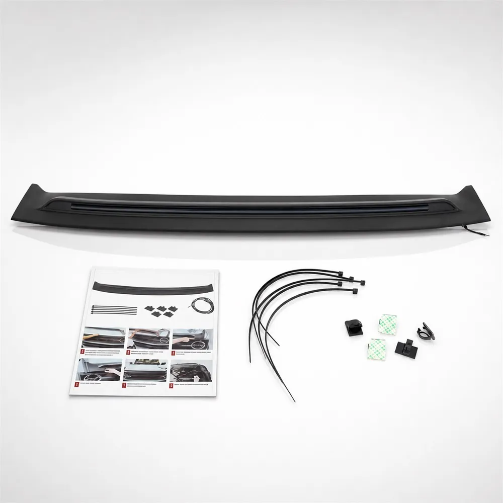 Ford Bronco hood protector kit with installation guide wiring clips and mounting accessories