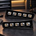 Bronco sequential turn signal light kit with five LED modules per side
